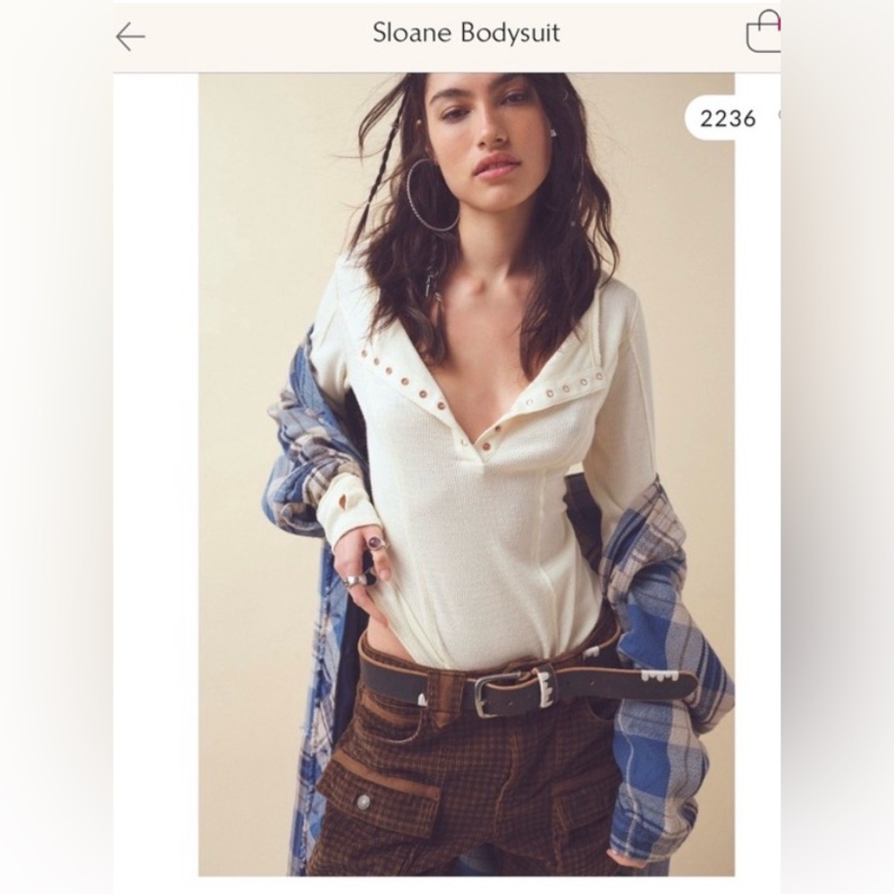 Free People sloane bodysuit